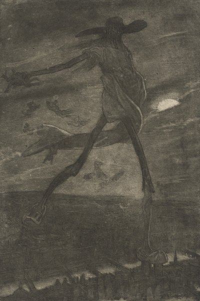 Satan sät Unkraut von Félicien Rops