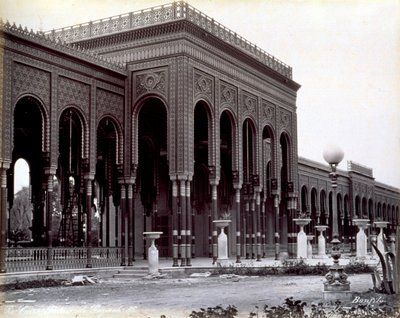 Gazirah-Palast in Kairo von Félix Bonfils