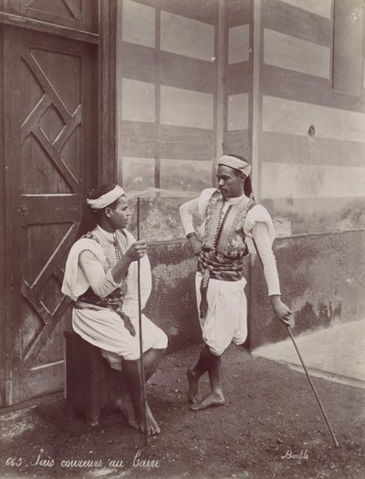 Sais-Läufer in Kairo, 1870er Jahre von Félix Bonfils
