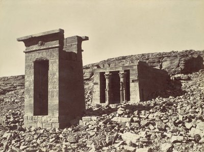 Tempel von Andour, ca. 1870 von Félix Bonfils