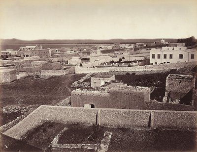 Blick auf die Stadt Haifa, Israel von Félix Bonfils