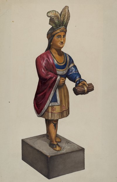Zigarrenladen-Indianer von Flora Merchant