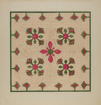 Applikationsquilt von Florence Hastings