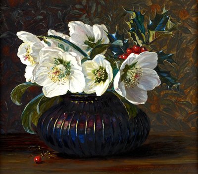 Weihnachtsrosen, 1880 von Florence Westwood Whitfield