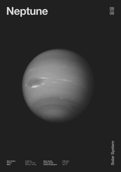 Neptun: Minimale Planeten-Daten, 2023 von Florent Bodart