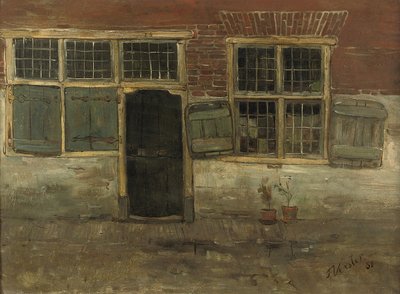 Kleine Häuser, Leiden, 1881 von Floris Verster