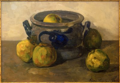 Steinzeugtopf mit Äpfeln von Floris Verster