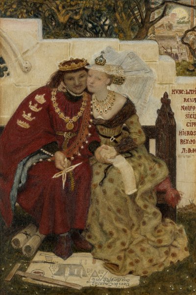 König Renés Flitterwochen von Ford Madox Brown