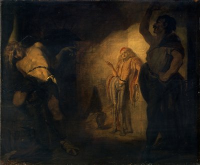 Der Gefangene von Chillon von Ford Madox Brown