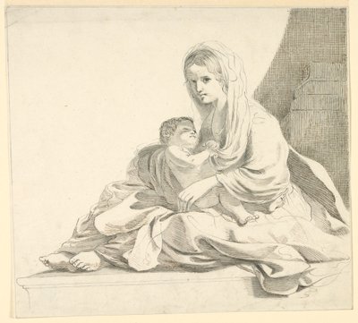 Frau mit Kind von Fortunato Duranti