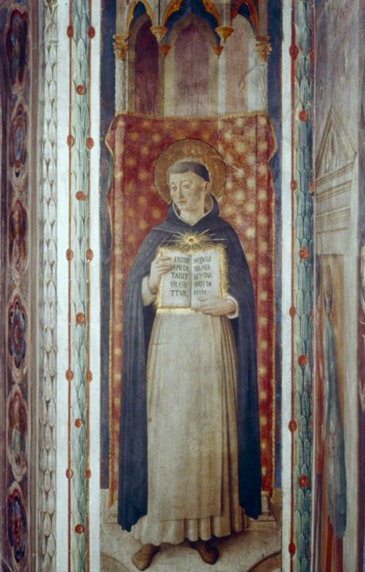 Thomas von Aquin, Mitte des 15. Jahrhunderts von Fra Angelico