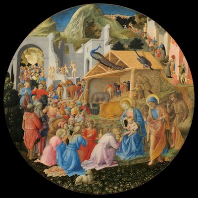 Die Anbetung der Heiligen Drei Könige von Fra Angelico