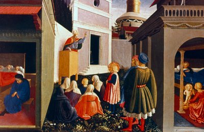 Die Berufung des Heiligen Nikolaus, 1437 von Fra Angelico