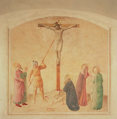 Kreuzigung, der Lanzenhalter, ca. 1438-45 von Fra Angelico