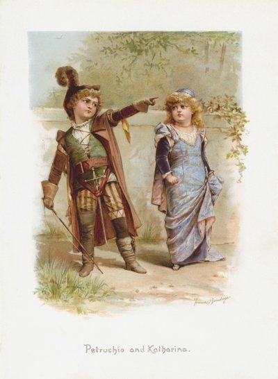 Petruchio und Katharina von Frances Brundage