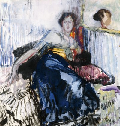 Liegende Frau von Frances Hodgkins