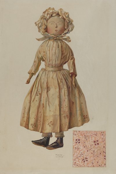 Stoffpuppe von Frances Lichten