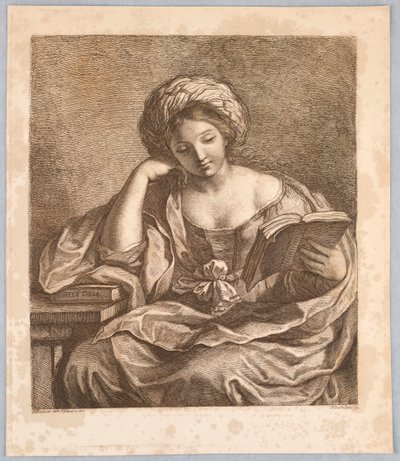 Eine Sibylle mit einem Buch von Francesco Bartolozzi