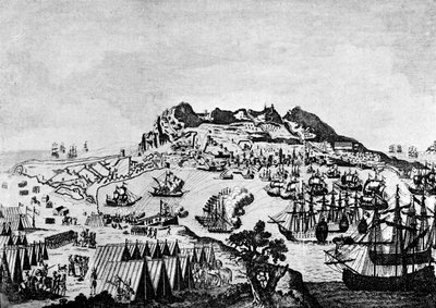 Gibraltar während des Amerikanischen Unabhängigkeitskrieges von Francesco Bartolozzi