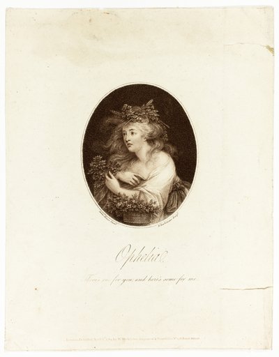 Ophelia von Francesco Bartolozzi
