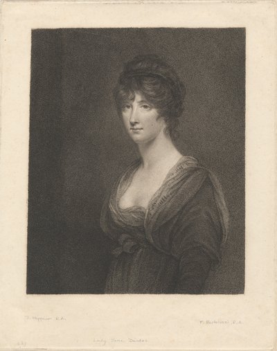 Die ehrenwerte Lady Jane Dundas von Francesco Bartolozzi