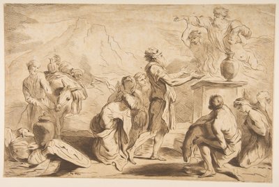Das Opfer Noahs, 1765 von Francesco Bartolozzi