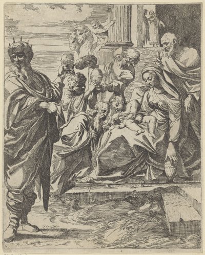 Anbetung durch die Könige von Francesco Brizio (attributed to)