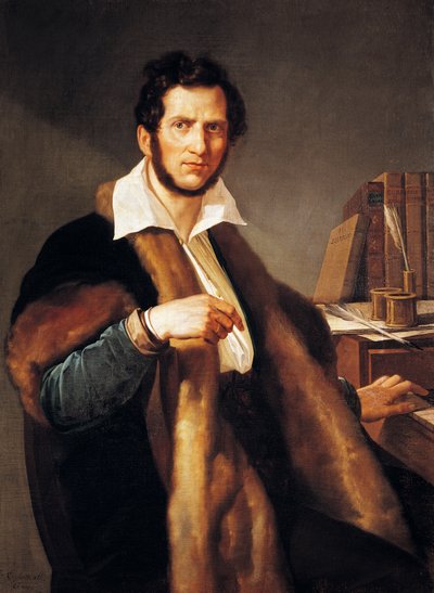 Porträt von Gaetano Donizetti von Francesco Coghetti