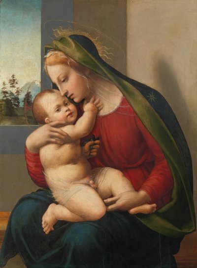 Madonna und Kind, ca. 1520 von Francesco Granacci