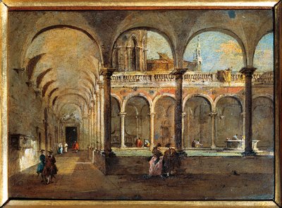 Italien, Venedig, Das Kloster der Mönche von Francesco Guardi