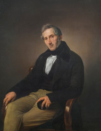 Porträt von Alessandro Manzoni von Francesco Hayez