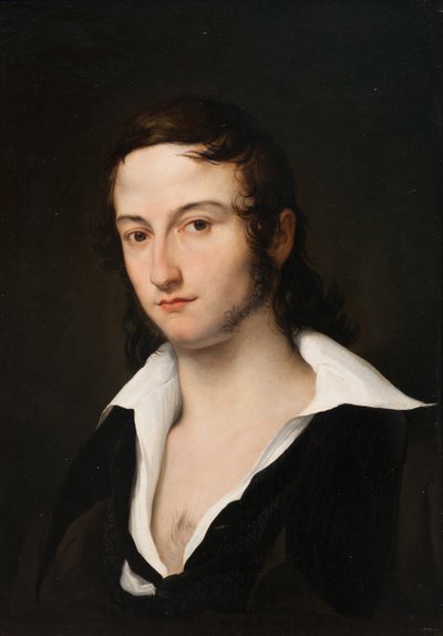 Porträt von Carlo Della Bianca, 1823 von Francesco Hayez