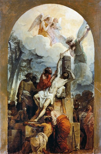 Das Martyrium des Heiligen Bartholomäus von Francesco Hayez