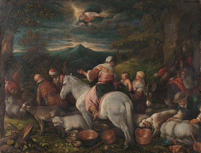 Abraham verlässt Haran von Francesco II Bassano (attributed to)