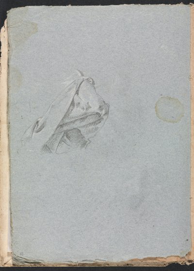 Verona Skizzenbuch: Draperiestudie (Seite 10) von Francesco Lorenzi