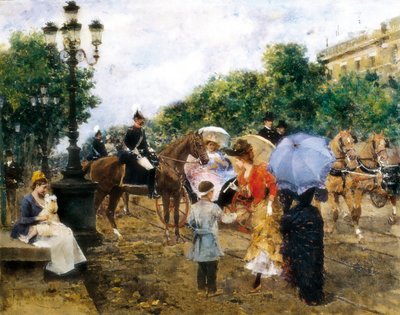 Paseo de Gracia von Francesco Miralles Galaup