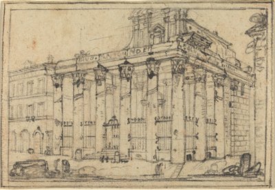 Der Tempel des Antoninus und Faustina von Francesco Piranesi