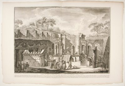 Veduta del Tempio d von Francesco Piranesi