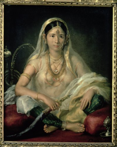 Porträt einer Mogul-Dame, 1787 von Francesco Renaldi