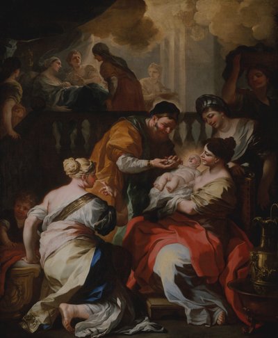 Die Geburt der Jungfrau von Francesco Solimena