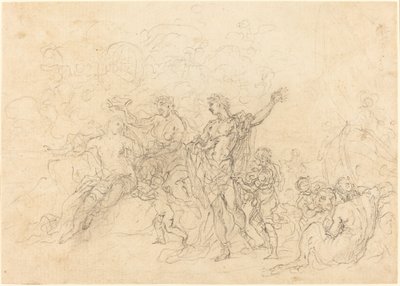 Die Hochzeit von Bacchus und Ariadne von Francesco Solimena