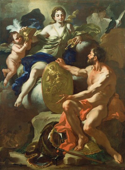 Venus in der Schmiede des Vulkan von Francesco Solimena