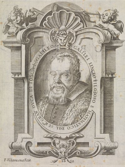 Galileo Galilei (1564-1642) von Francesco Villamena