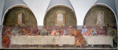 Das letzte Abendmahl von Francesco di Cristofano Franciabigio