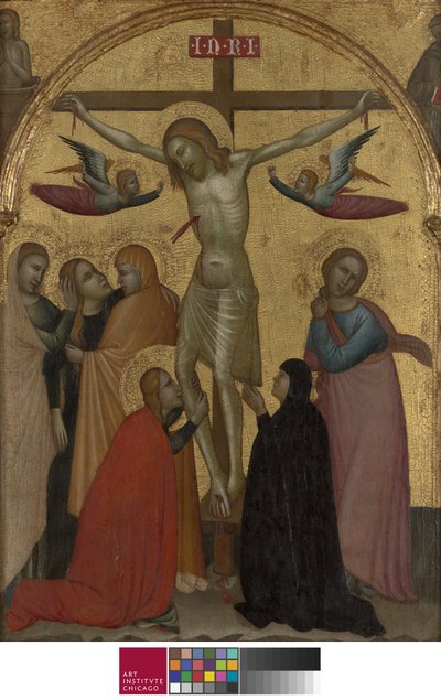 Die Kreuzigung, ca. 1370 von Francescuccio Ghissi