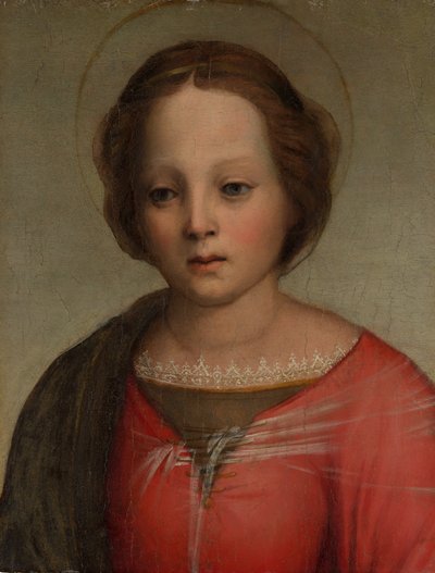 Kopf der Madonna, ca. 1509 von Francesco di Cristofano Franciabigio