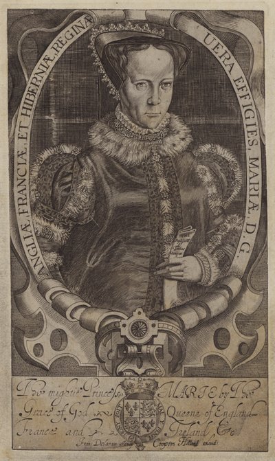 Maria, Königin der Schotten (Gravur) von Francis (after) Delaram