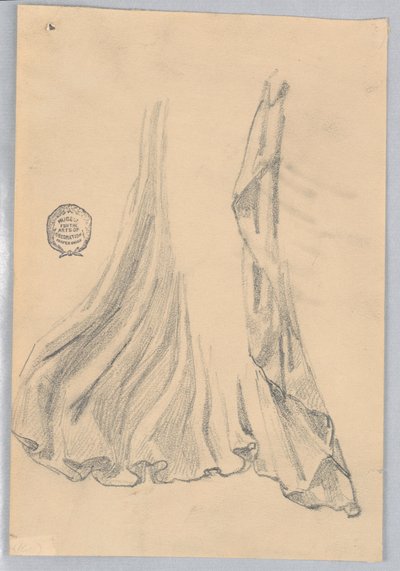 Studie von Draperien von Francis Augustus Lathrop