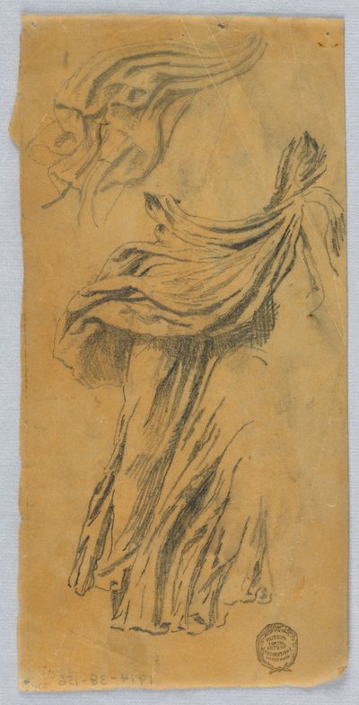 Studie von Draperien von Francis Augustus Lathrop