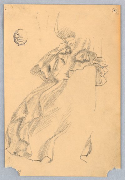 Draperiestudie von Francis Augustus Lathrop